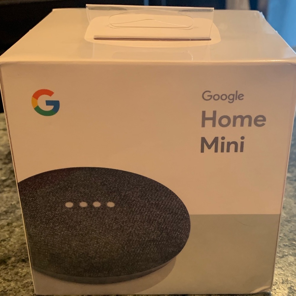 Google Home Mini Charcoal NWT
